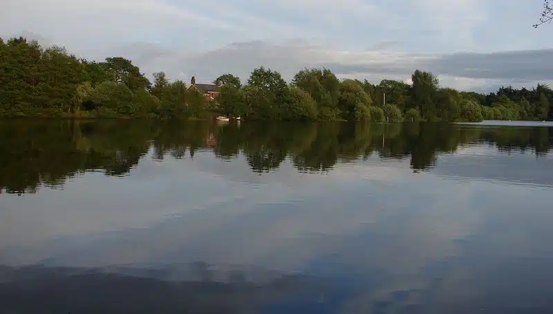 The lake at Boundary Water Park in Cheshire
