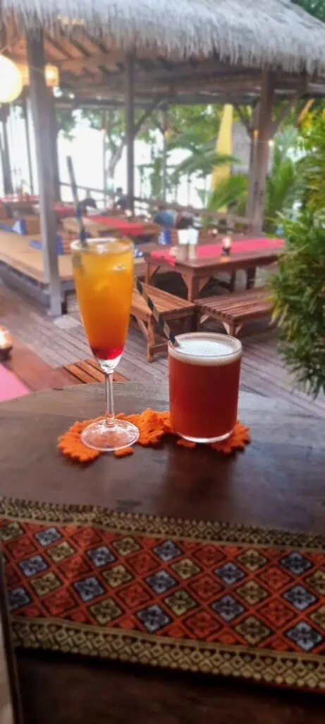 Cocktails au Castway Resort, Koh Lipe