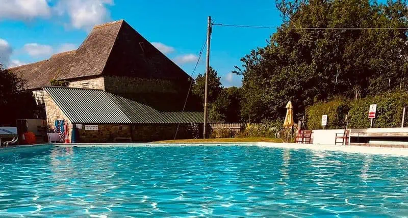 Chagford Outdoor Swimming Pool on the River Teign in Devon