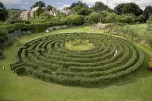 Crook Hall and Gardens maze