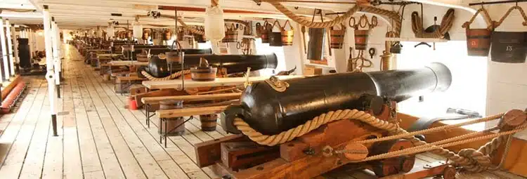 HMS Warrior canons