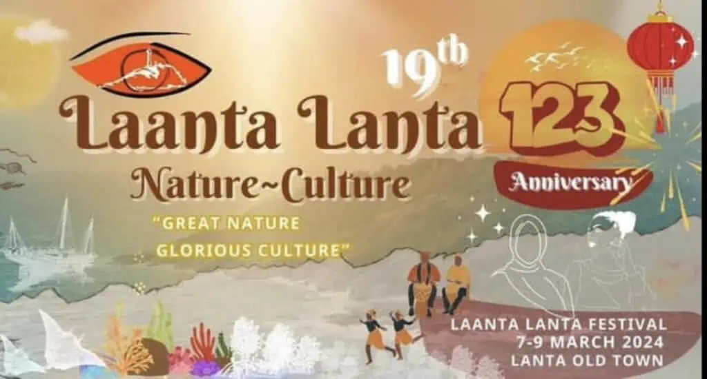 Plakat für das Laanta Lanta Festival 2024