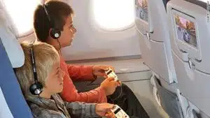 flight entertaining children