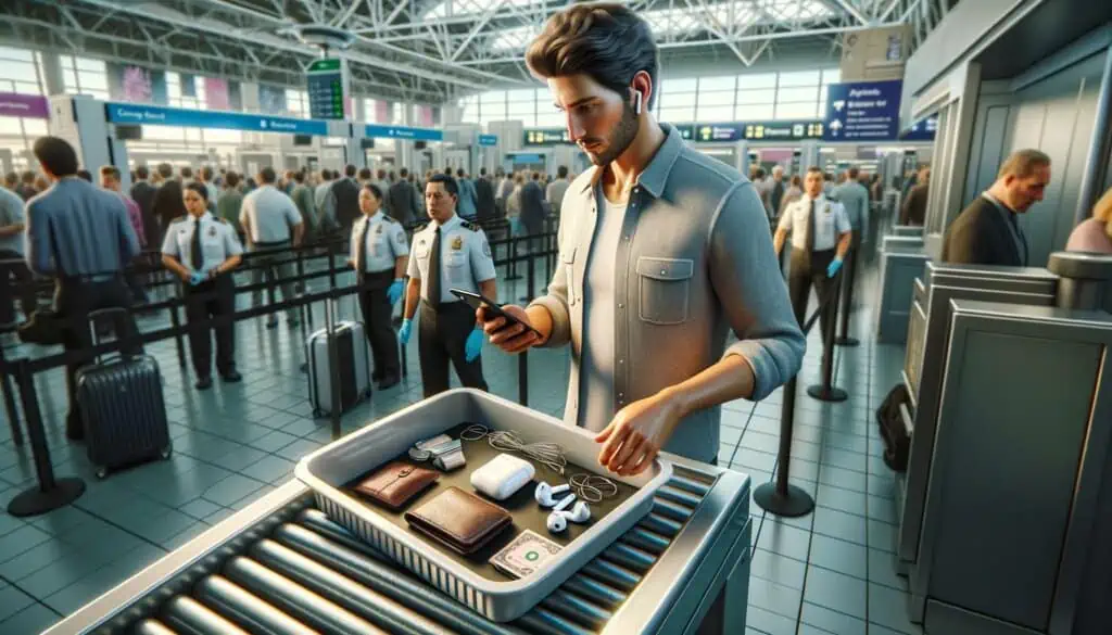 taking air pods through airport security