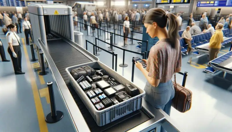 taking battery packs through airport security