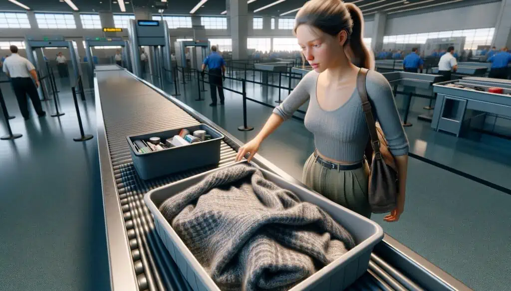 taking blankets through airport security