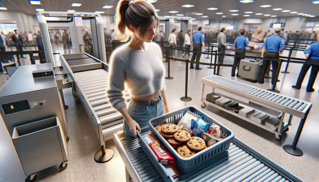 taking cookies through airport security