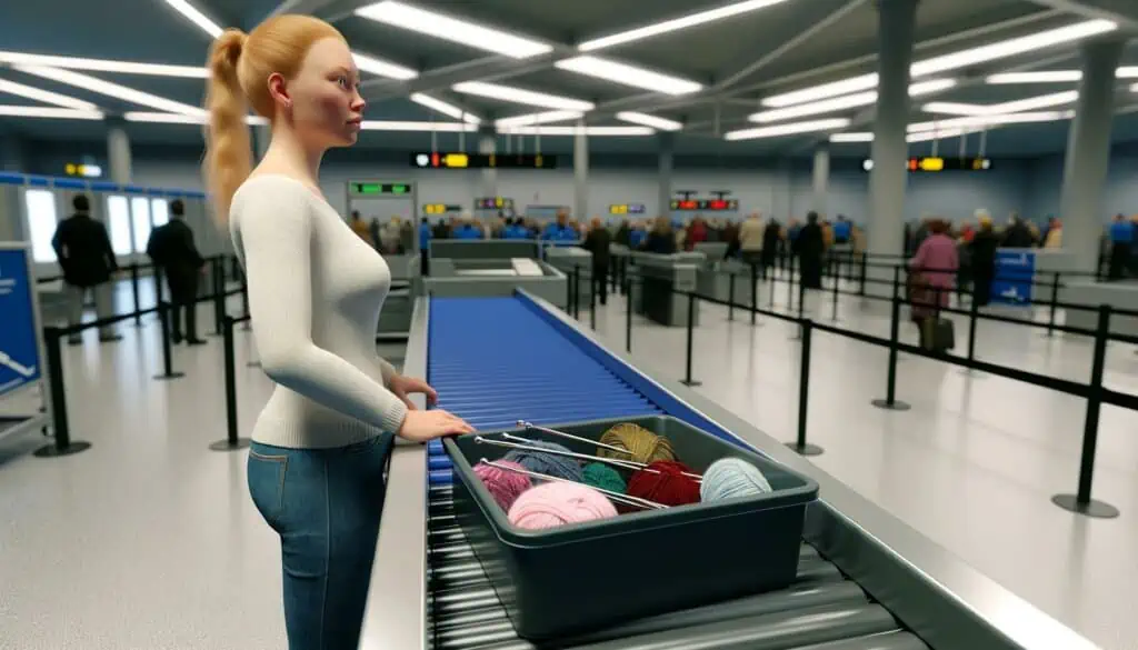 taking crochet hooks through airport security