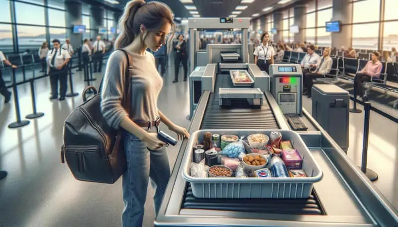 taking food through airport security