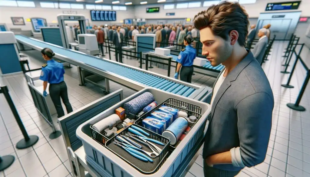 taking gillette razors through airport security