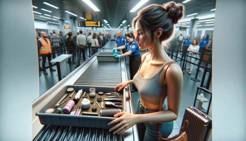 taking hair clippers through airport security