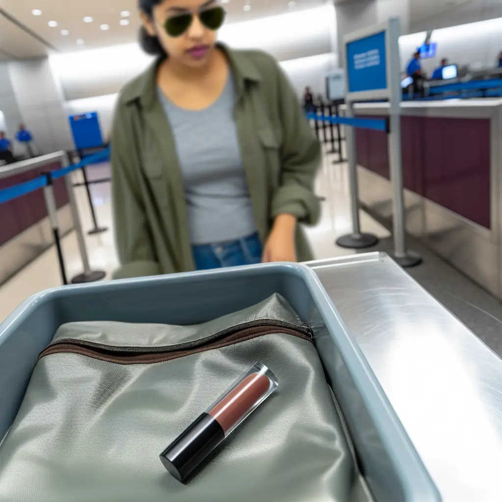 taking lip gloss through airport security