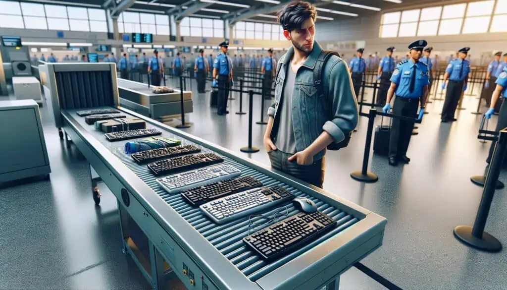 taking musical keyboard through airport security