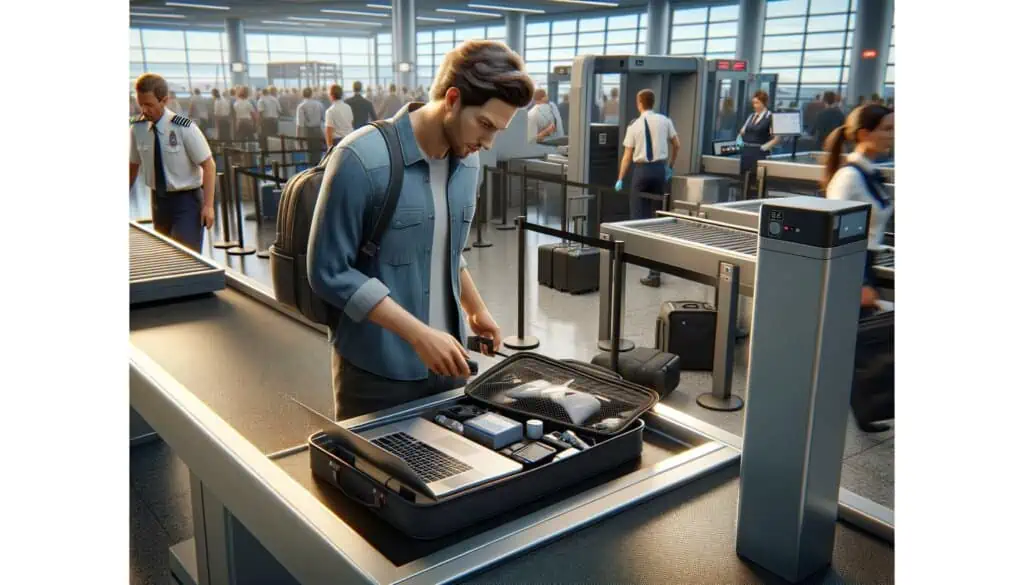 taking pc through airport security