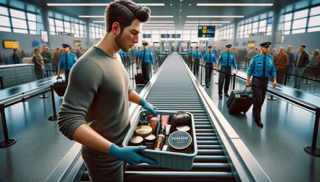 taking pomade through airport security