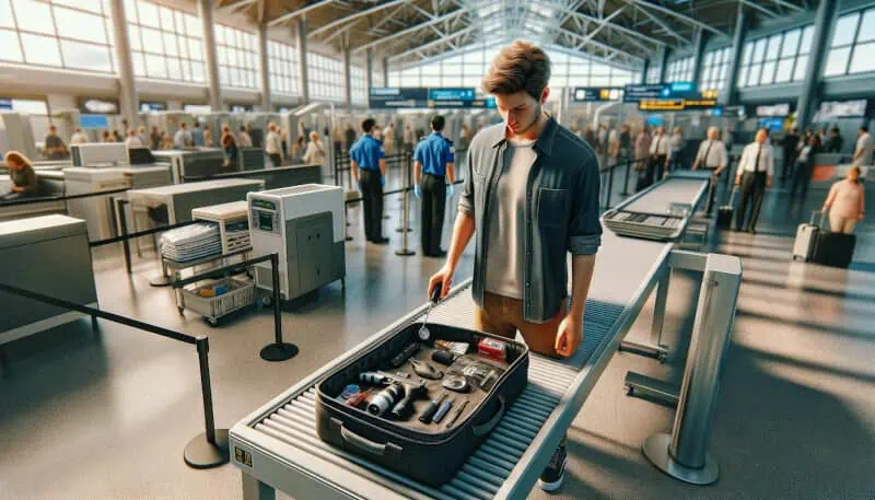 taking screwdrivers through airport security