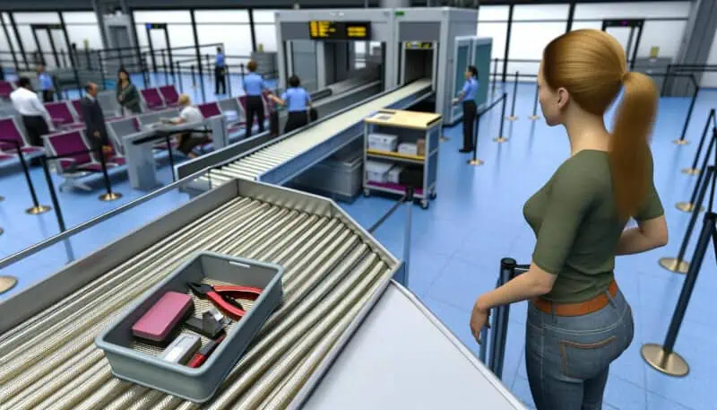taking stapler through airport security