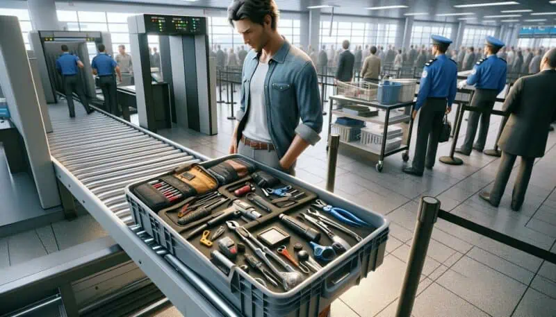 taking tools through airport security
